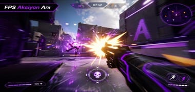 Slotime FPS aksiyon anı oyuncu görüntüsü