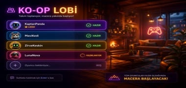 Slotime kooperatif mod lobi bekleme ekranı