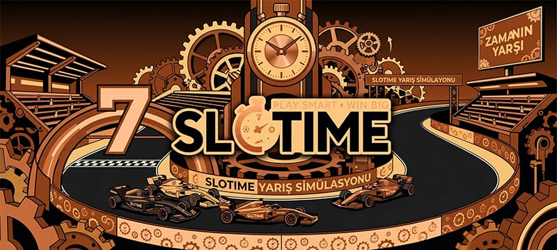 Slotime yarış simülasyonu pist büyük açı görseli